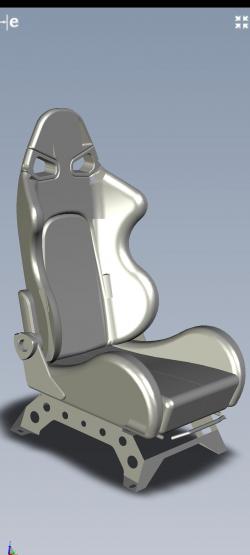 3D-Datei Sparco Rev Racing Sitz 👽・Modell zum Herunterladen und