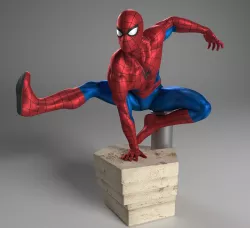 Spider-Man ready for print