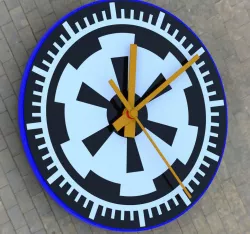 Star Wars Wall clock Imperial logo