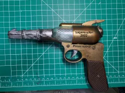 Steampunk Energy Pistol Gun