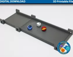 Straight Tracks for Marble Sports Racing System - A Modular Marble Racetrack Toy - STEM Toy