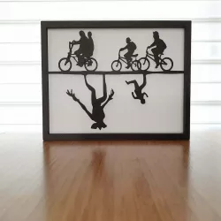 Stranger Things Silhouette Art