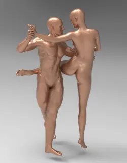 TANGO NUDE DANCERS POSE 5
