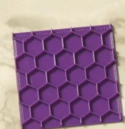 textured honeycomb