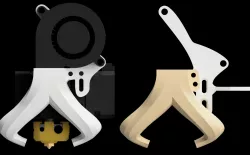 The Claw v3.1 - Slightly modified clearances, better printability + some other mods