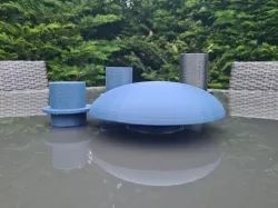 The 'Mushroom' - Funguy Patio garden table top Food bowl and Under rain cover - water disperser