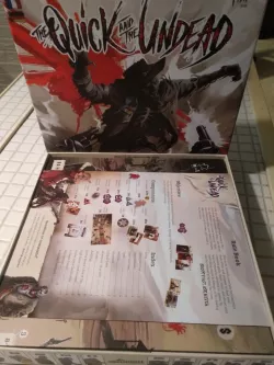 The Quick and the Undead board game organizer and insert