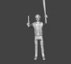 THE WARRIORS MOVIE FIGURE ARTICULATED KENNER STYLE 3.75 Ajax - James Rema .STL .OBJ