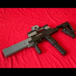 TIPPMANN TCR SciFi Mod, Shroud, Riser, Surpressor, Red Dot Cover, Paintball
