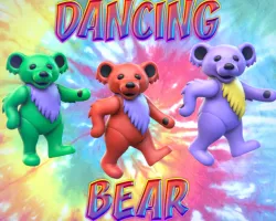 Toms Dancing Bear articulated figure Grateful Dead Fan Art figure