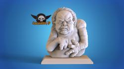 3D Printed Total Recall Triple Boobs Bust Statue Desk Ornament Multicolor