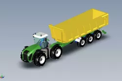 Truck 3D, Trainer 3D, Print3D, Truck