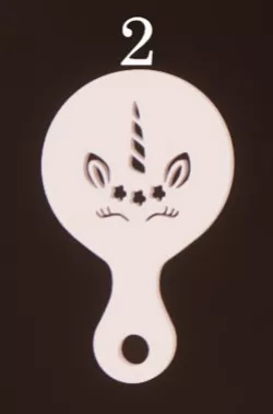 UNICORN COFFEE STENCIL