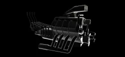 V8 Engine Ford 801 CI Drag