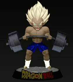 Vegeta trained
