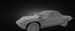 vintage car model