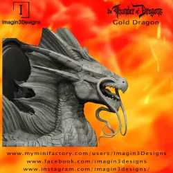Voshaz'imagog -Bringer of the Golden Dawn- The Gold Dragon
