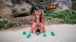 Warforged Dice Tower - SUPPORT FREE!