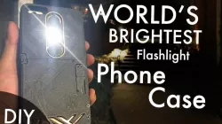 World's Brightest Flashlight Phone Case (DIY) With Additional Power bank Feature