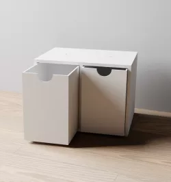 017L LA Unit Large 2 Drawer Vertical
