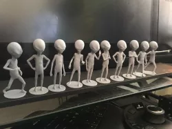 10 Gray Alien Greys