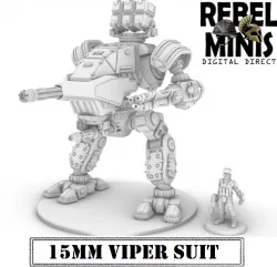 15mm (1/100th Scale) Earth Force Viper Suit