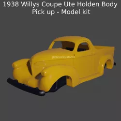 1938 Willys Coupe Ute Holden Body - Pick up - Model kit