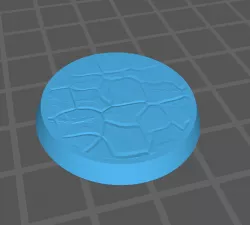 25mm Model Base (Stone Texture 1)