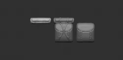 3 military bag