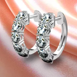 3D file diamond earrings