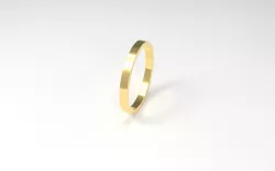 alliance ring square band 2mm