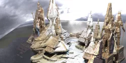 Anubis Returns pyramid tower Kit bash 5
