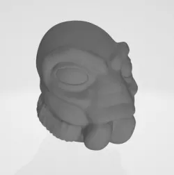 Baboon Alien Head