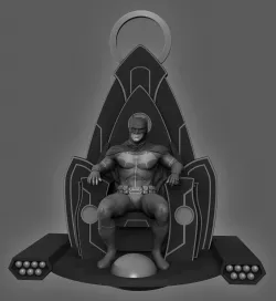 Batman and flash Mobius chair