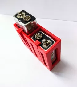 BATTERY CASE 9V x2 RECTANGULAR BATTERY CASE
