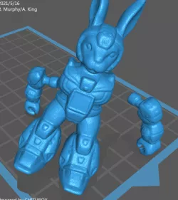 Battle Beast Rabbit Kid STL file - Original Arm pegs
