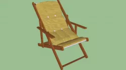 beach chair 3d model obj file
