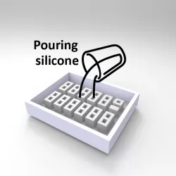 block silicone mold