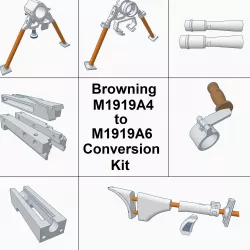 Browning M1919A4 to M1919A6 Conversion Kit
