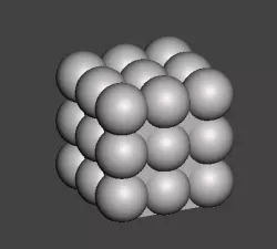 Bubble cube candle