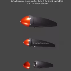 Cab clearance / cab marker light 3 for truck model kit - RC - Custom diecast