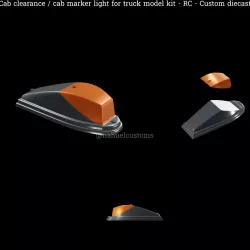 Cab clearance / cab marker light for truck model kit - RC - Custom diecast
