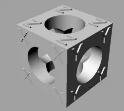 Calibration cube model 1