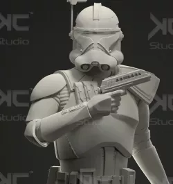 Captain Rex - Star Wars Fanart 3D print model
