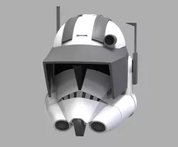 Captain Vaughn Helmet TCW - 3D Print Files STL
