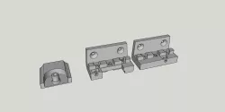 Carriage conversion kit with bearings for GTS 10XC cutting screed