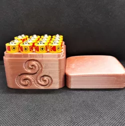 Celtic Spiral battery box 16x AA