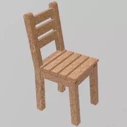 Chair Shaped Smartphone Holder