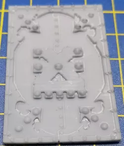Chaos space marines Rhino top hatch trims / decorations (Type A - Khorne)