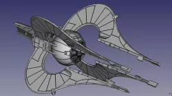 Chiss Claw Craft Tie Fighter for 3.75" figures